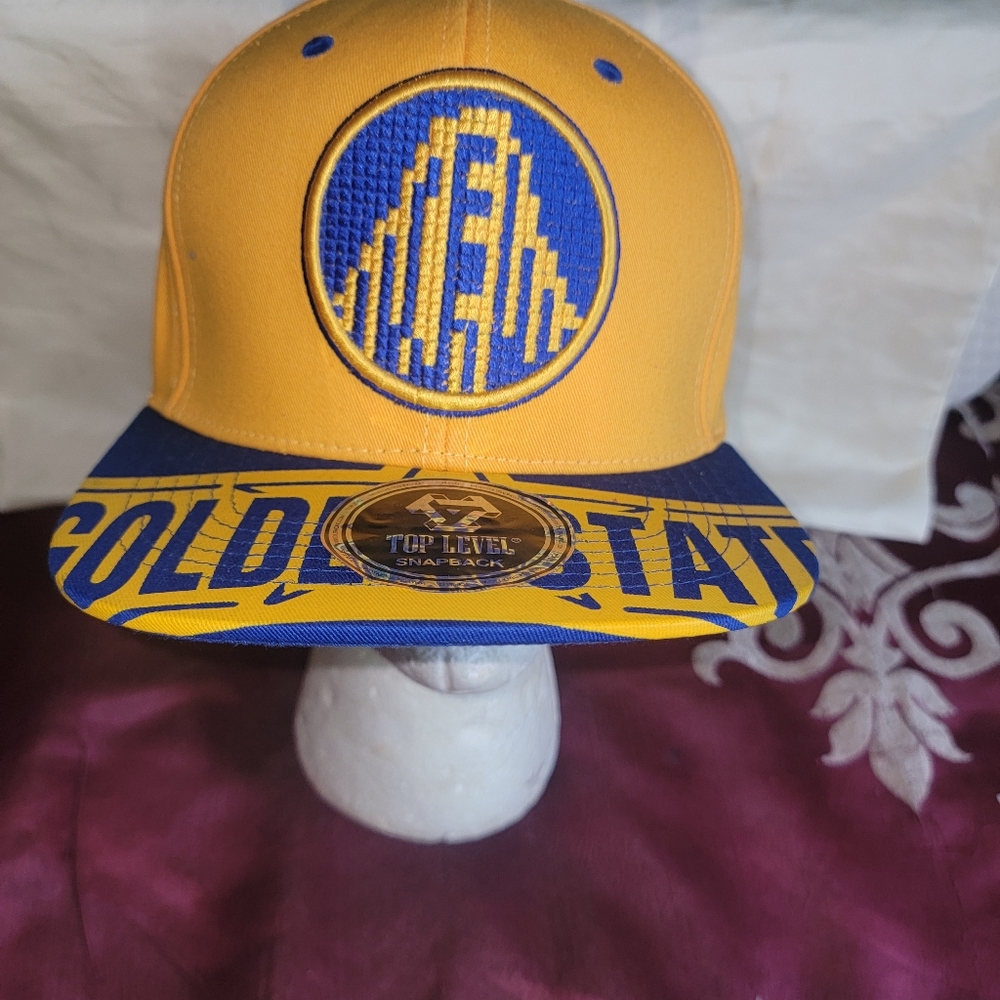 Golden State Top Level SnapBack  Baseball Cap One Size Fits most.